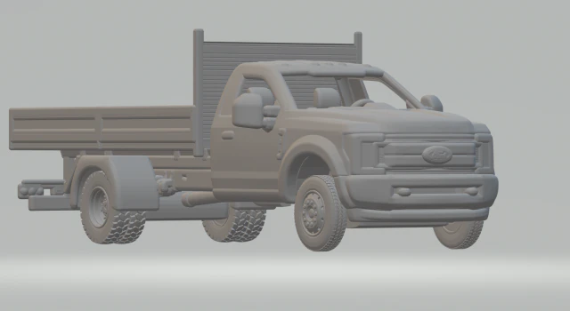 F450 truck 3D Print Model .c4d .max .obj .3ds .fbx .stl .blend 