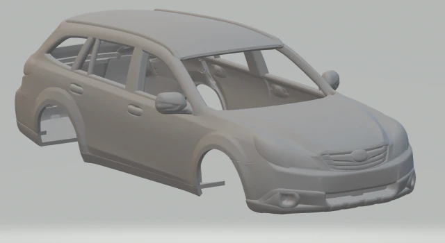 Subaru outback 3D Print Model .c4d .max .obj .3ds .fbx .stl .blend 
