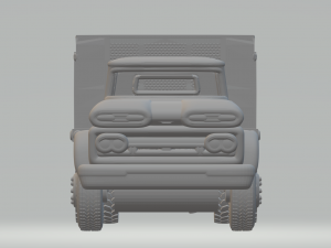 CHEVROLET C60 USA Model Cetak 3D