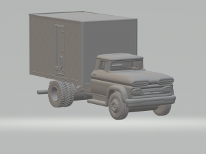 CHEVROLET C60 USA 3D 프린트 모델
