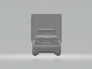 CHEVROLET C60 USA 3D 프린트 모델