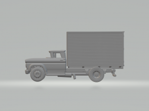 CHEVROLET C60 USA 3D 프린트 모델
