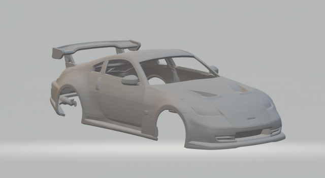 Nissan 350z top secret Modelo de Impressão 3D .c4d .max .obj .3ds .fbx .stl .blend