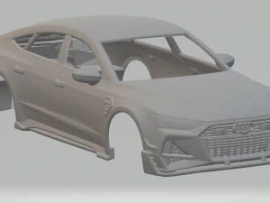 AUDI RS7 MODIFIED 3D Print Model