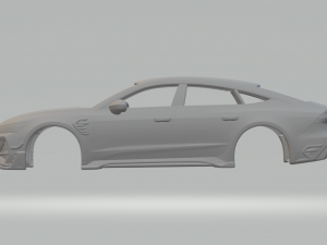 AUDI RS7 MODIFIED 3D Print Model