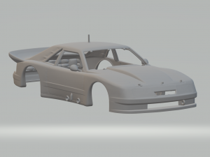 Mustang race car 3D Baskı Modeli