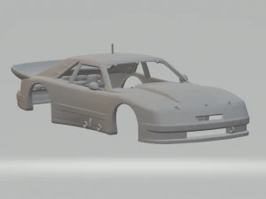 Voiture de course Mustang Modèles 3D en vedette