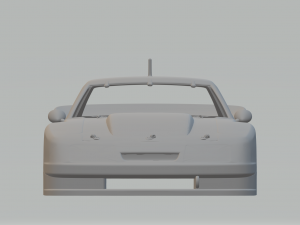 Mustang race car 3D 打印模型