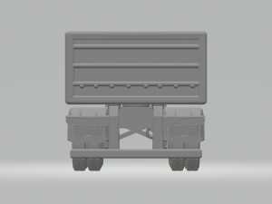 Trailer dumper brazilian 3 axles 3D Print Model