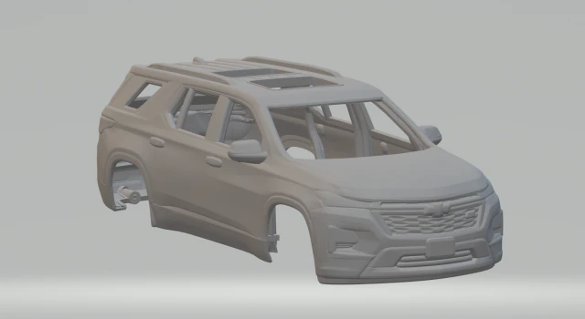 Chevrolet traverse 3D Print Model .c4d .max .obj .3ds .fbx .stl .blend