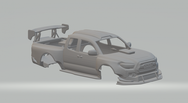 Toyota tacoma Modèles 3D en vedette .c4d .max .obj .3ds .fbx .stl .blend 