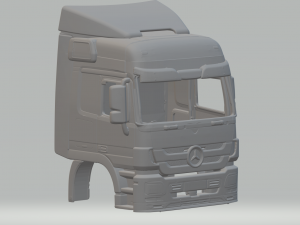 Mercedes actros Modelo de Impressão 3D