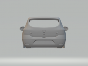 Dacia sandero 3D-printmodel