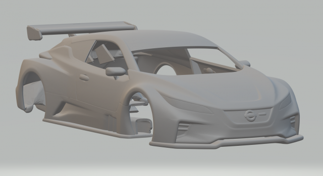 Nissan leaf nismo rc 3D-Druckmodell .c4d .max .obj .3ds .fbx .stl .blend 