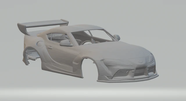 SUPRA MODIFIED 3D Print Model .c4d .max .obj .3ds .fbx .stl .blend 
