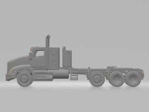 Kenworth t custom v1 3D Baskı Modeli