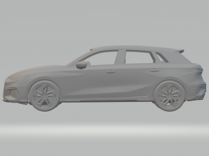 Audi s3 kit Model do druku 3D