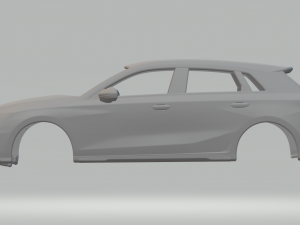 Audi s3 3D Baskı Modeli