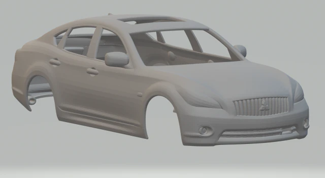 Mitsubishi proudia 3D Print Model .c4d .max .obj .3ds .fbx .stl .blend