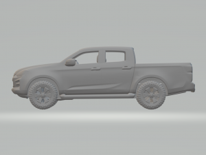 Isuzu d-max 3D Baskı Modeli