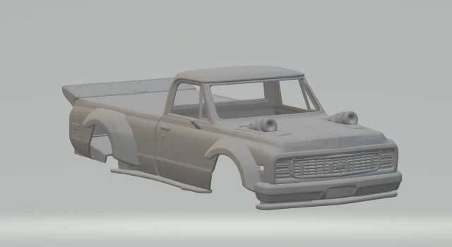 Chevrolet c10 ss 3D Print Model .c4d .max .obj .3ds .fbx .stl .blend 