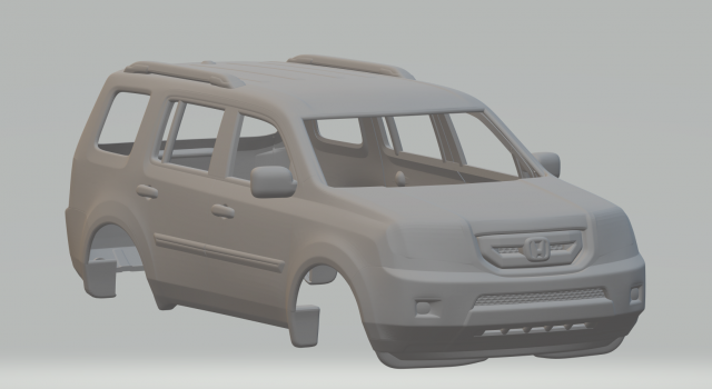 Honda pilot Modello di stampa 3D .c4d .max .obj .3ds .fbx .stl .blend 