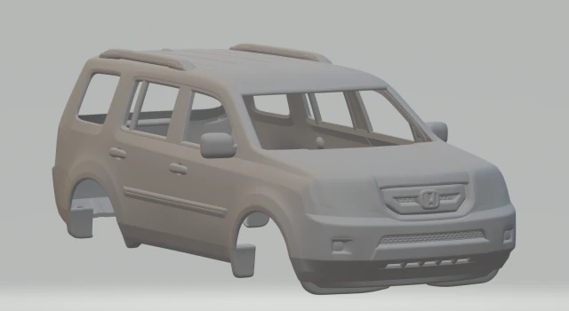 Honda pilot 3D Print Model .c4d .max .obj .3ds .fbx .stl .blend 