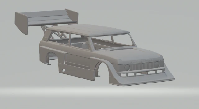 RANGE ROVER TIME ATTACK 3D Print Model .c4d .max .obj .3ds .fbx .stl .blend 