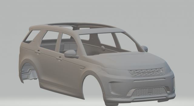 Land rover discovery 3Dプリントモデル .c4d .max .obj .3ds .fbx .stl .blend 
