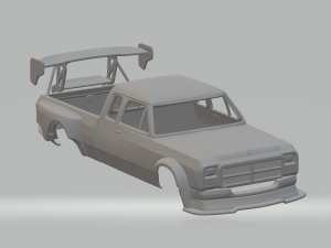 Dodge ram time attack Modèles 3D en vedette