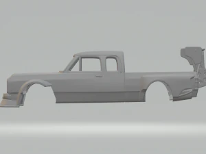 Dodge ram time attack 3D Print Model