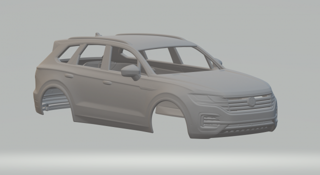 Volkswagen touareg Model do druku 3D .c4d .max .obj .3ds .fbx .stl .blend 