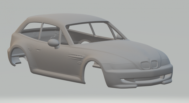 Z3 coupe Model Cetak 3D .c4d .max .obj .3ds .fbx .stl .blend 