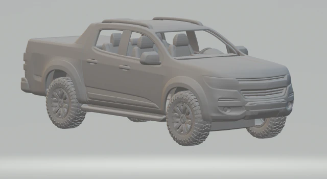 Holden colorado 3D Print Model .c4d .max .obj .3ds .fbx .stl .blend 