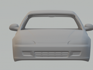 होंडा सिविक 1991 3D प्रिंट मॉडल