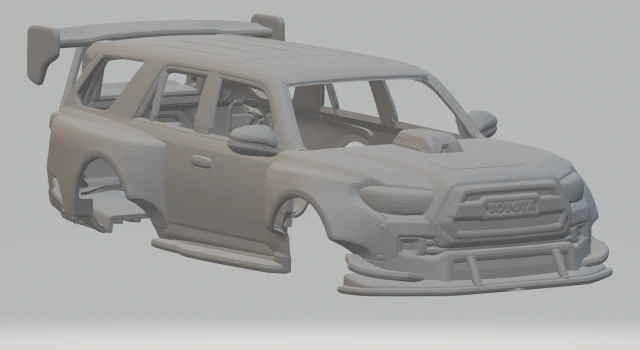 Toyota tacoma 4runner suv extreme 3D Print Model .c4d .max .obj .3ds .fbx .stl .blend 