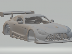 Amg gt race car 3D 프린트 모델