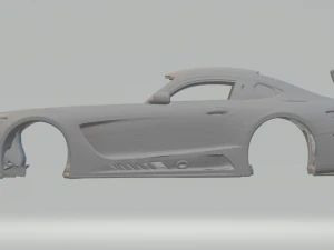 Amg gt race car 3D Print Model