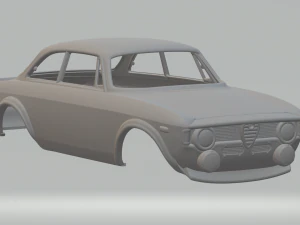 Alfa romeo giulia rally 3D Print Model
