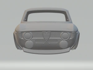 Alfa romeo giulia rally 3D Print Model