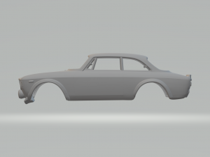 Alfa romeo giulia rally Model Cetak 3D