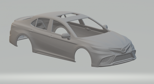 Toyota camry 3D प्रिंट मॉडल .c4d .max .obj .3ds .fbx .stl .blend 