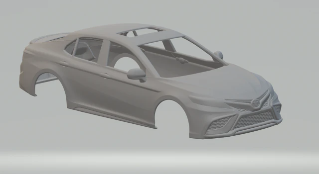 Toyota camry 3D Print Model .c4d .max .obj .3ds .fbx .stl .blend