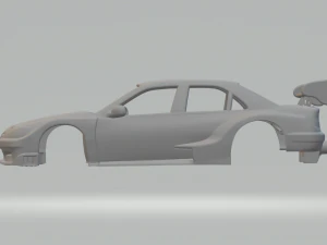 Peugeot 406 stock car custom 3D Print Model