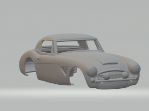Austin healey 3000 3D-printmodel