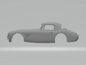 Austin healey 3000 3Dプリントモデル