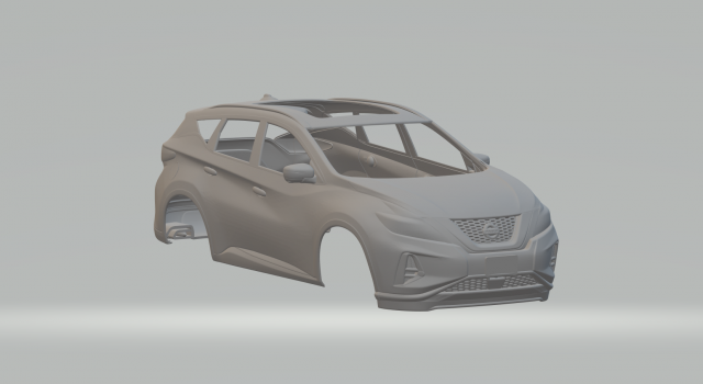 Nisssan murano 3D Print Model .c4d .max .obj .3ds .fbx .stl .blend 