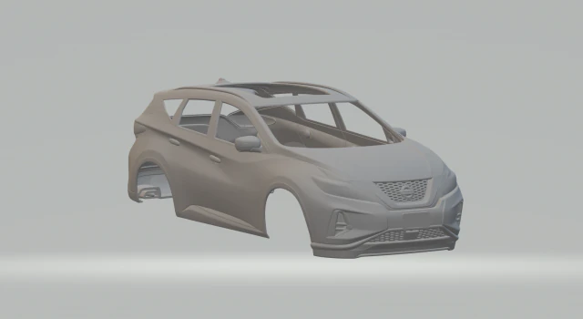 Nisssan murano 3D Print Model .c4d .max .obj .3ds .fbx .stl .blend