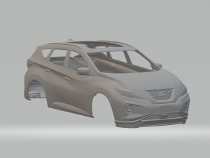 Nisssan murano 3Dプリントモデル