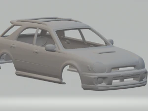 Subaru wrx wagon 3D Print Model